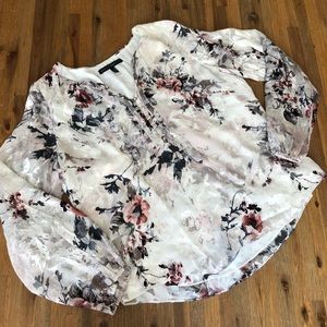 WHBM Burnout Blouse